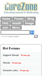 Mobile Screenshot of curezone.org